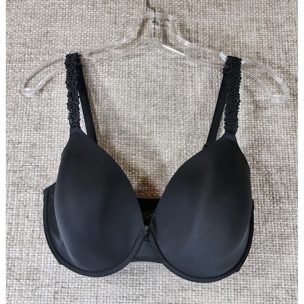 Natori Rose Dream Custom Coverage Underwire Bra 731080 Womens 32G Charcoal